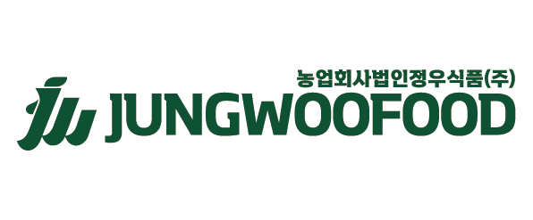 농업회사법인정우식품 로고